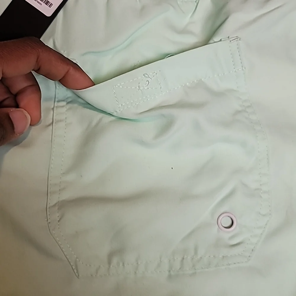 NovaMen Mint Green Volley Trunks, XL - Picture 4 of 6